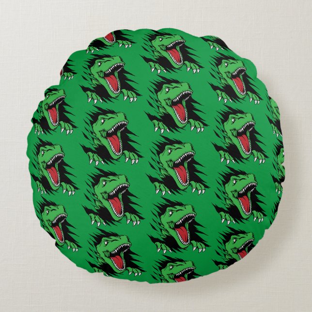Coussins Ronds Enfants dinosaures (Devant)