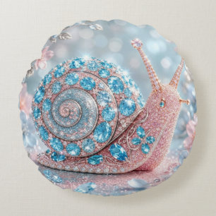 Coussins Ronds Escargot Joyau Étincelant