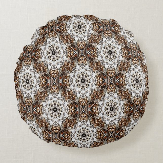 Coussins Ronds Essai de bois..... (Devant)