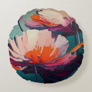 Coussins Ronds Essence du jardin III – Mouvement floral lumineux