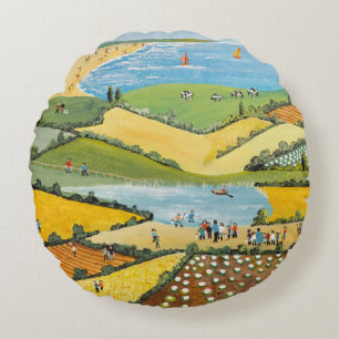 Coussins Ronds Été élevé 2