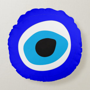 Coussins Ronds Evil Eye Talisman & arabe Amulet /turc, grec