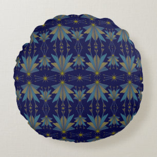 Coussins Ronds Fairy Stars Navy Round Thaillow Pillow