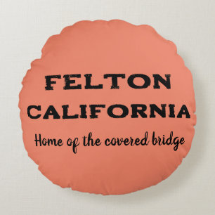 Coussins Ronds Felton (Californie), résidence du pont couvert