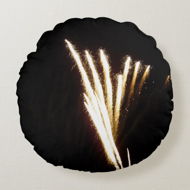 Coussins Ronds Feu d'artifice (Devant)