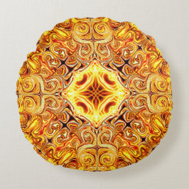 Coussins Ronds Feu solaire