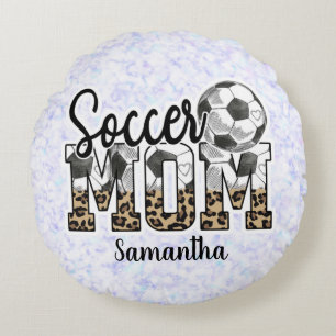 Coussins Ronds Fier Soccer Maman - Champion de Sideline