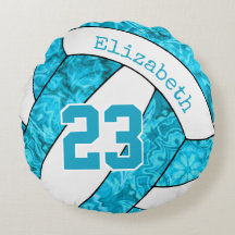 filles coutume turquoise bleu blanc volleyball