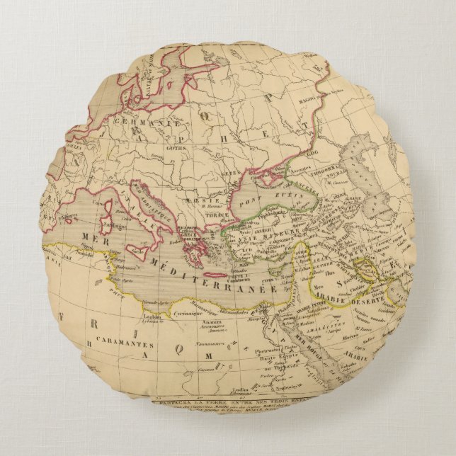 Coussins Ronds Fils aux. de Noe de trois de Terre (Devant)