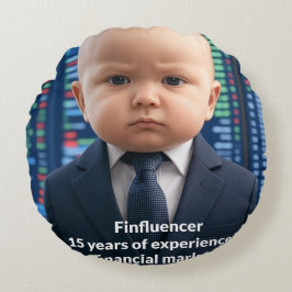 Coussins Ronds Finfluencer Baby - 15 ans de sagesse financière