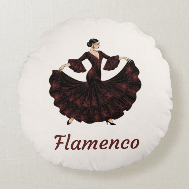Coussins Ronds Flamenco (Devant)
