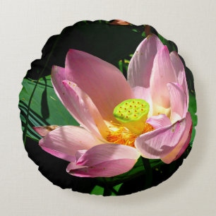 Coussins Ronds Fleur de lotus