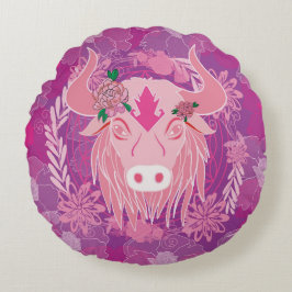 Coussins Ronds Fleur de vie