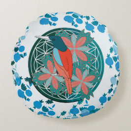Coussins Ronds Fleur de vie