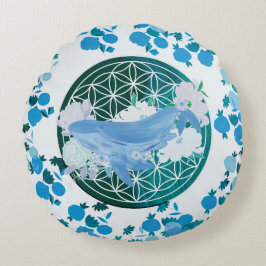 Coussins Ronds Fleur de vie