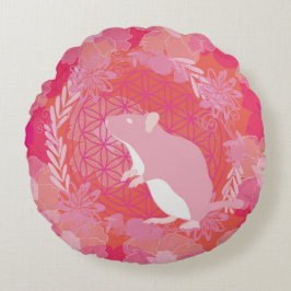 Coussins Ronds Fleur de vie