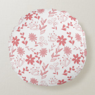 Coussins Ronds Fleurs