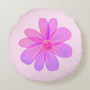 Coussins Ronds Fleurs d'eau