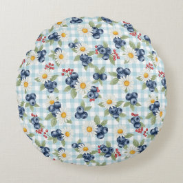 Coussins Ronds Fleurs et Fruits