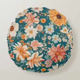Coussins Ronds Fleurs Extraordinaires