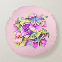 Fleurs roses décoratives