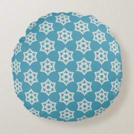 Coussins Ronds Flocons de neige pp1