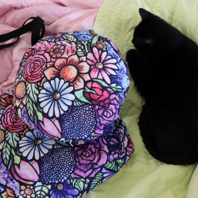 Coussins Ronds Flore Bouquet Fleur de printemps (Créateur téléchargé)