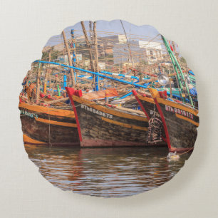 Coussins Ronds Flotte de pêche