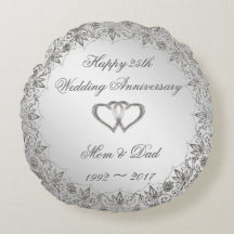 Flourish Silver 25e anniversaire Mariage