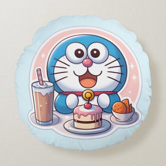 Coussins Ronds Foodie Dora (Devant)