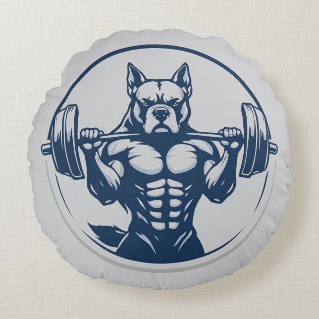 Coussins Ronds Force de Bulldog (Devant)
