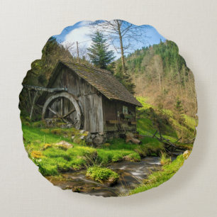 Coussins Ronds Forêt-Noire Grist Mill Allemagne