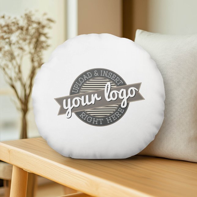 Coussins Ronds Fournitures commerciales promotionnelles avec logo (Custom Logo Pillow)