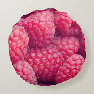 Coussins Ronds Framboises fraîches