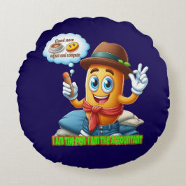 Coussins Ronds Funny Accountant