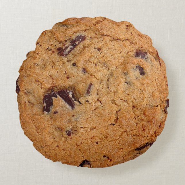 Coussins Ronds Gâteau aux pépites de chocolat (Devant)