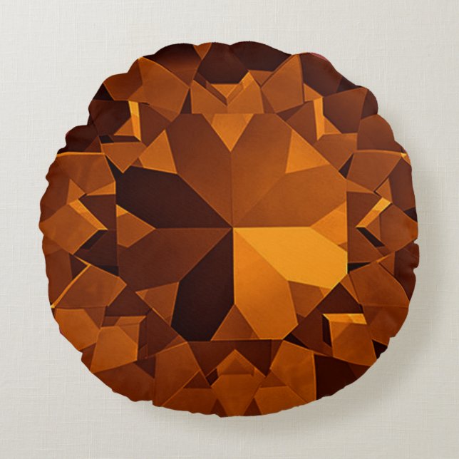 Coussins Ronds Gem Design (Devant)