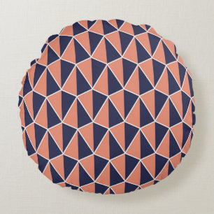 Coussins Ronds Géométrique Abstraite : Art Déco sans couture