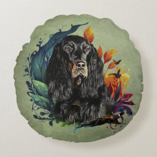 Coussins Ronds Gordon Setter