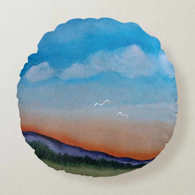 Coussins Ronds Graceful Hills (Devant)