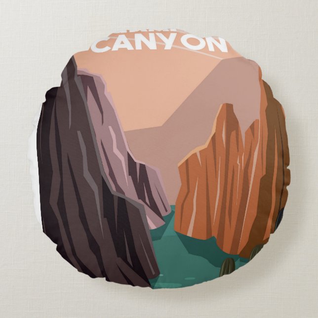 Coussins Ronds Grand Canyon (Devant)
