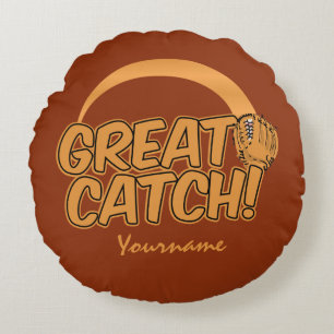 Coussins Ronds GRAND CATCH! oreiller à lancer personnalisé