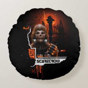 Coussins Ronds Graphique Orange Écarteur