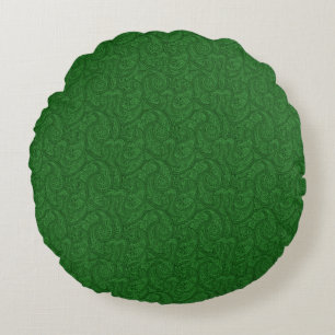 Coussins Ronds Green Paisley