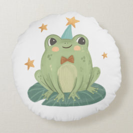 Coussins Ronds Grenouille avec Casquette de champignons Salle de 