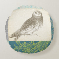 Grey Owl sur Arrière - plan Motif