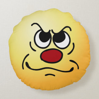 Coussins Ronds Grumpey face à ras bord
