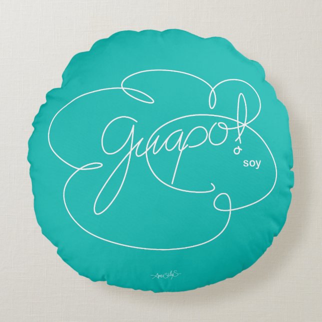 Coussins Ronds GUAPO soy - Bold CloudS - W (Devant)