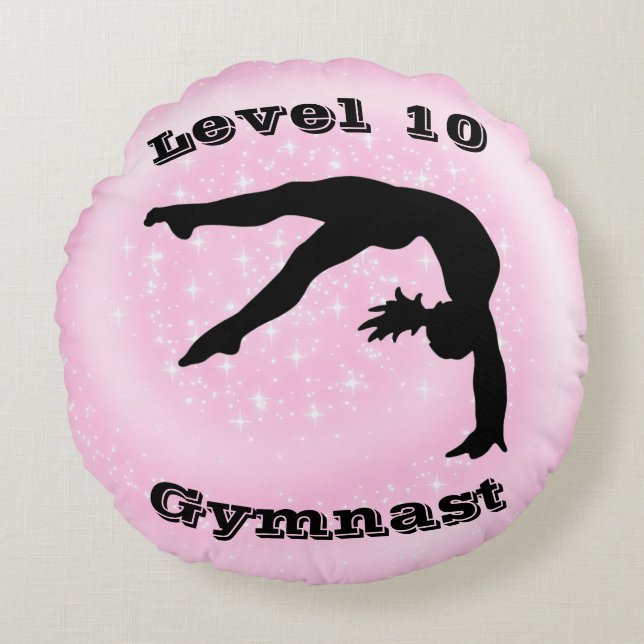 Coussins Ronds Gymnaste de niveau 10 (Devant)