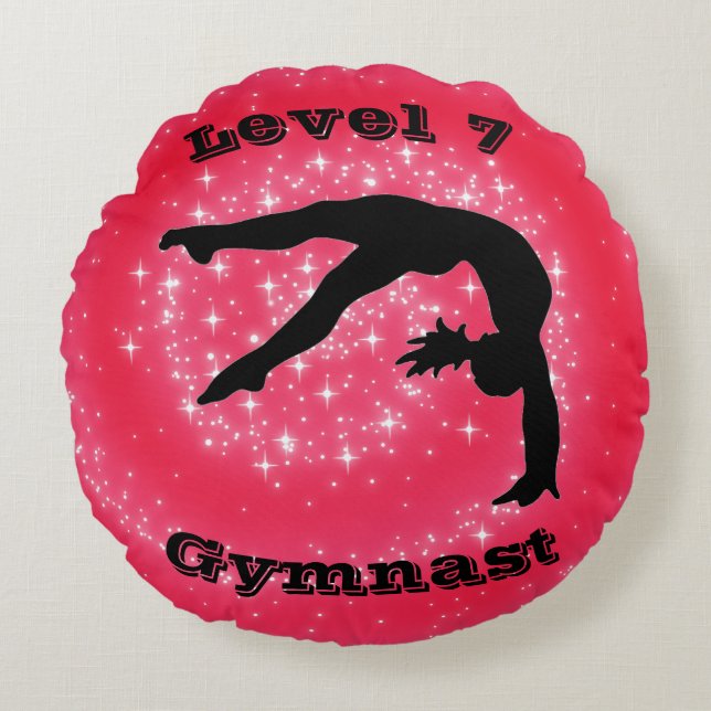 Coussins Ronds Gymnaste de niveau 7 (Devant)